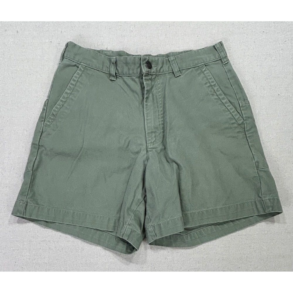 Patagonia Mens 32 Organic Cotton Stand Up Shorts Sage Green Canvas